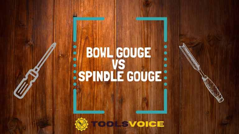 difference between bowl gouge and spindle gouge