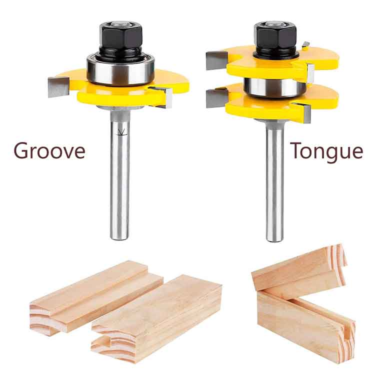 beginners guide to use tongue and groove router bits